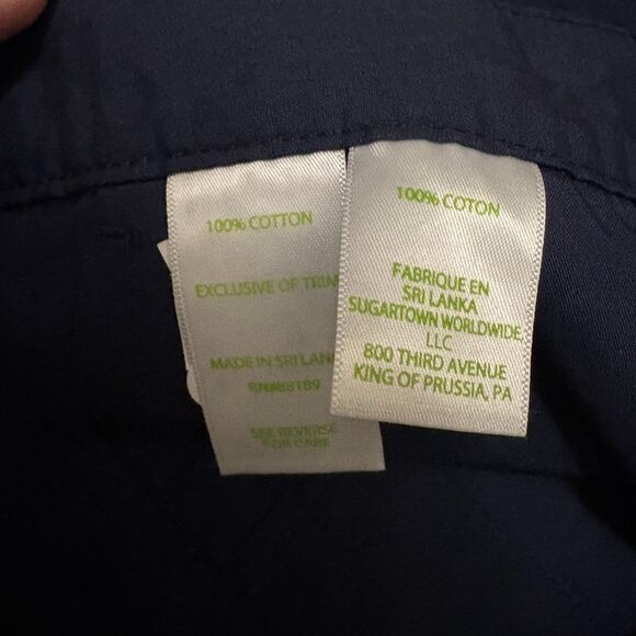 NWT Lilly Pulitzer Buttercup Short True Navy Blue Scallop Hem Coastal Size 00 - Picture 6 of 7